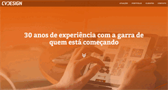 Desktop Screenshot of cvdesign.com.br
