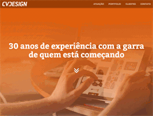 Tablet Screenshot of cvdesign.com.br